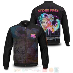 Anime Jolyne Retro Bomber Jacket