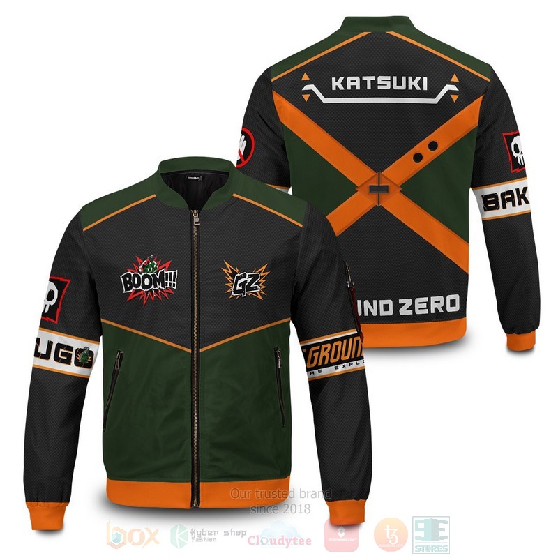 Anime Katsuki Ground Zero Bomber Jacket Anime Katsuki Ground Zero Bomber Jacket