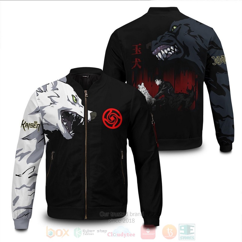 Anime Megumi Divine Dogs Bomber Jacket Anime Megumi Divine Dogs Bomber Jacket