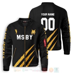 Anime Msby Black Jackals Personalized Bomber Jacket