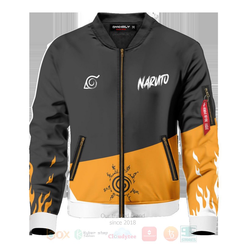 Anime Naruto Style Bomber Jacket Anime Naruto Style Bomber Jacket