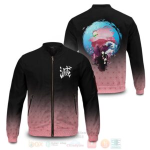 Anime Nezuko Spirit Bomber Jacket