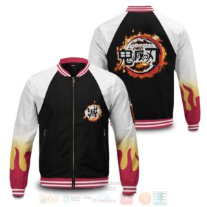 Anime Rengoku Jersey Bomber Jacket