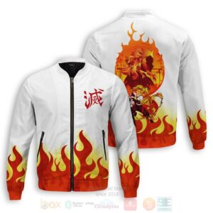 Anime Rengoku Spirit Bomber Jacket