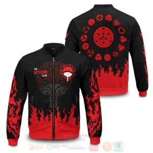 Anime Scorching Uchiha Bomber Jacket