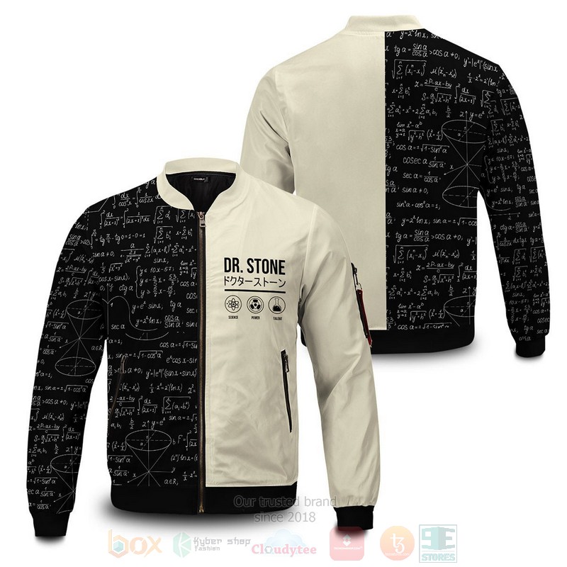Anime Senku Science Bomber Jacket Anime Senku Science Bomber Jacket