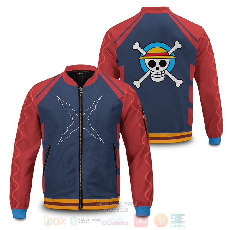 Anime Straw Hat Jersey Bomber Jacket Anime Straw Hat Jersey Bomber Jacket
