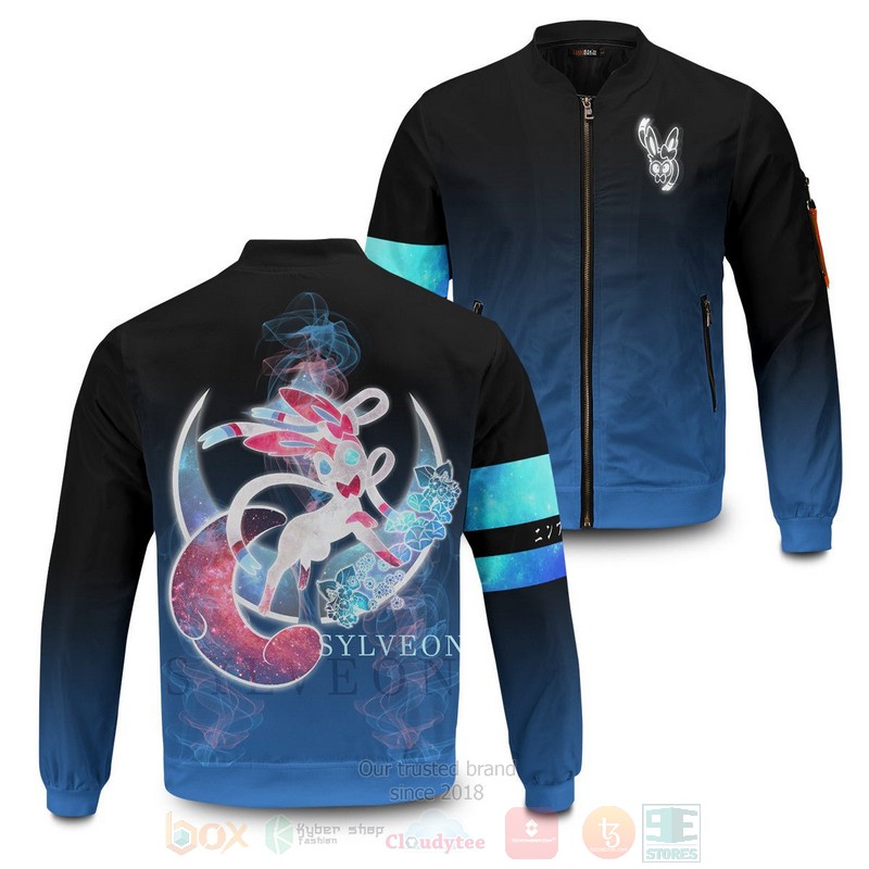 Anime Sylveon Spirit Bomber Jacket Anime Sylveon Spirit Bomber Jacket
