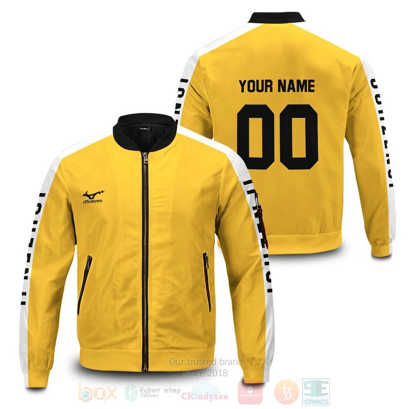 Anime Team Johzenji Personalized Bomber Jacket Anime Team Johzenji Personalized Bomber Jacket