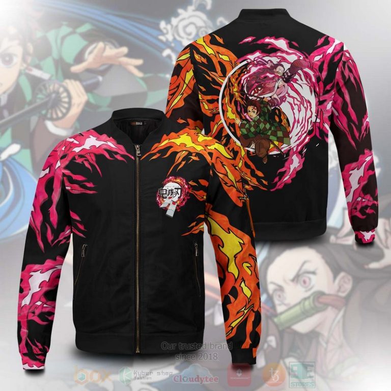 Anime-Yin-Yang-Tanjiro-Nezuko-Bomber-Jacket-1