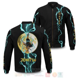 Anime Zenitsu Moonfall Bomber Jacket
