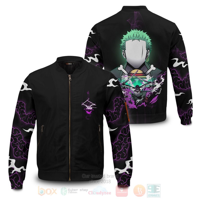 Anime Zoro Spirit V2 Bomber Jacket Anime Zoro Spirit V2 Bomber Jacket