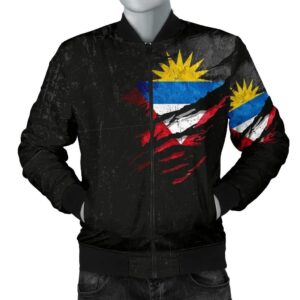 Antigua & Barbuda In Me Men's Bomber Jacke - Special Grunge Style A31 Bomber Jacket