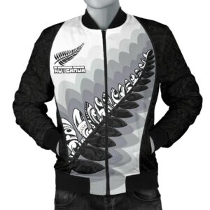 Aotearoa Maori Silver Fern Men's Bomber Jacket A02 Bomber Jacket