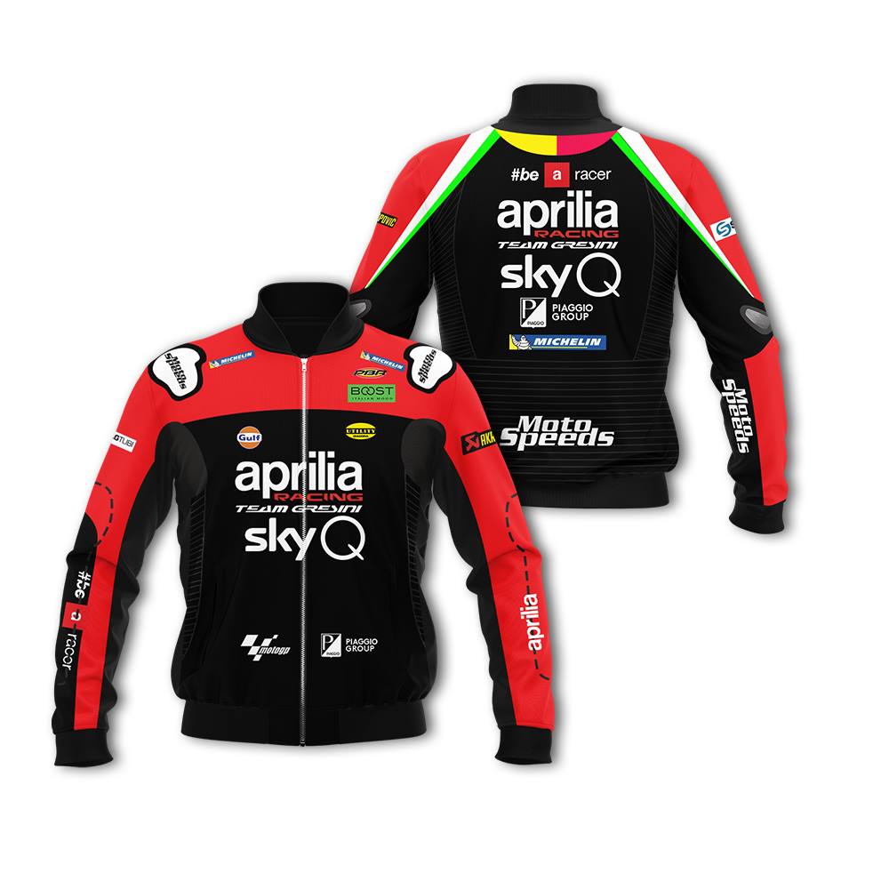 Aprilia Racing Team Gresini Sky Q Bomber Jacket Aprilia Racing Team Gresini Sky Q Bomber Jacket