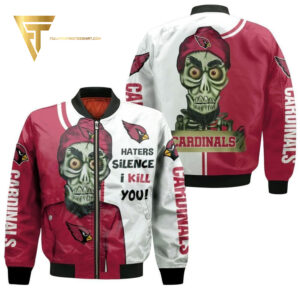 Arizona Cardinals Haters Silence I Kill You Achmed Bomber Jacket