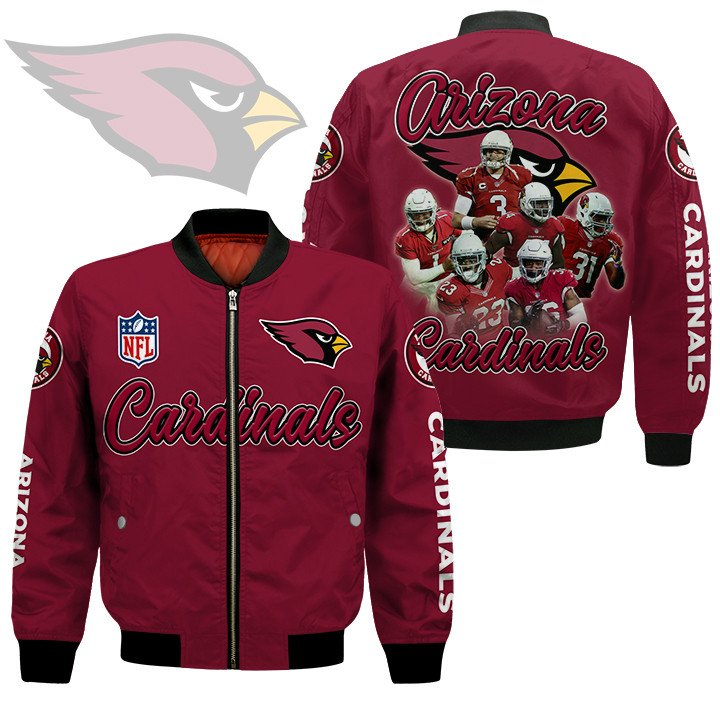 Arizona Cardinals Players Nfl Bomber Jacket Arizona Cardinals Players Nfl Bomber Jacket