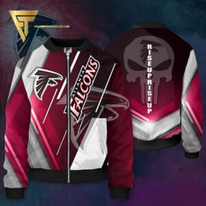 Arizona Cardinals Rise Up Red Sea Full Printing Bomber Jacket