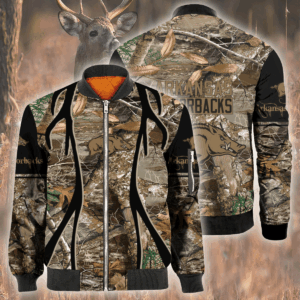 Arkansas Razorbacks Hunting Bomber Jacket
