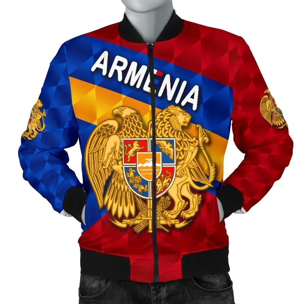 Armenia Men Bomber Jacketporty Style K8 Bomber Jacket Armenia Men Bomber Jacketporty Style K8 Bomber Jacket