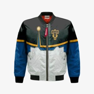Asta Black Clover Bomber Jacket Custom Anime Concept Art Cosplay Costumes Bomber Jacket