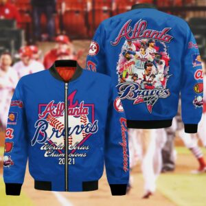 Atlanta Braves 3D Bomber Jacket