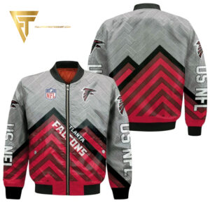 Atlanta Falcons Football Team Full Printing Bomber Jacket