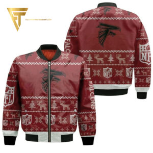 Atlanta Falcons Ugly Christmas Full Print Bomber Jacket