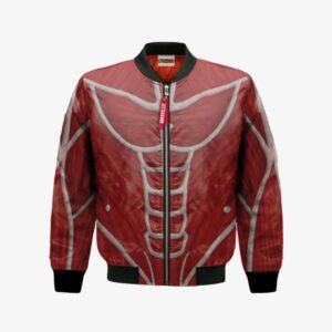 Attack On Titan Colossal Titan Bomber Jacket Custom AOT Clothes Cosplay Costumes Bomber Jacket
