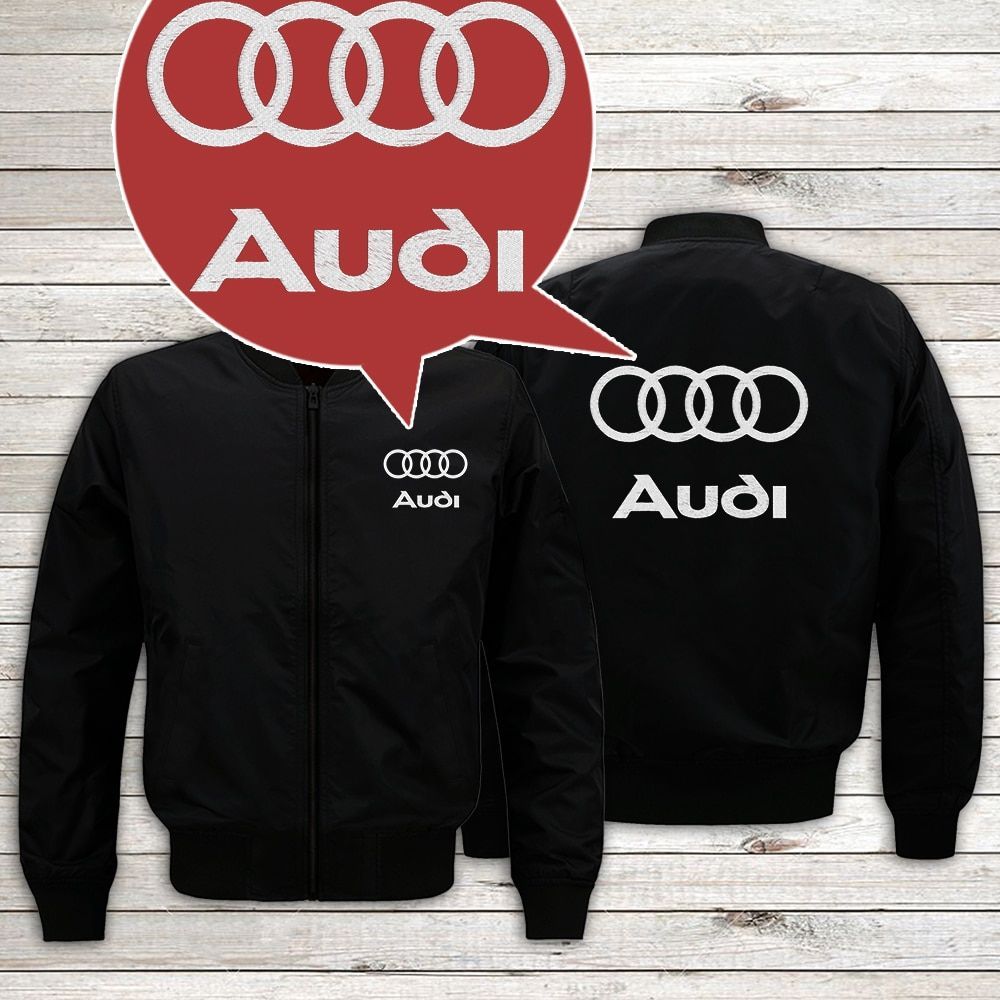 Audi Logo 3D Bomber Jacket Audi Logo 3D Bomber Jacket