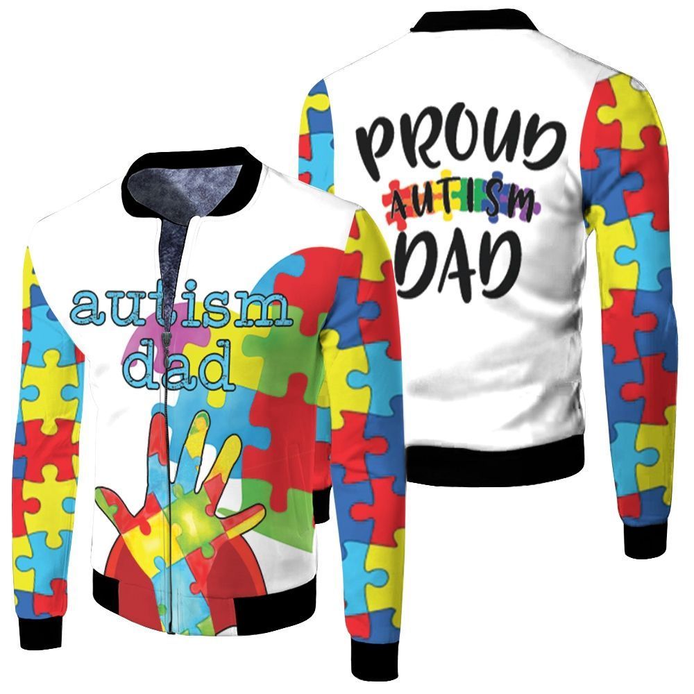 Autism Dad Superhero Shirt Autism Support Bomber Jacket Autism Dad Superhero Shirt Autism Support Bomber Jacket