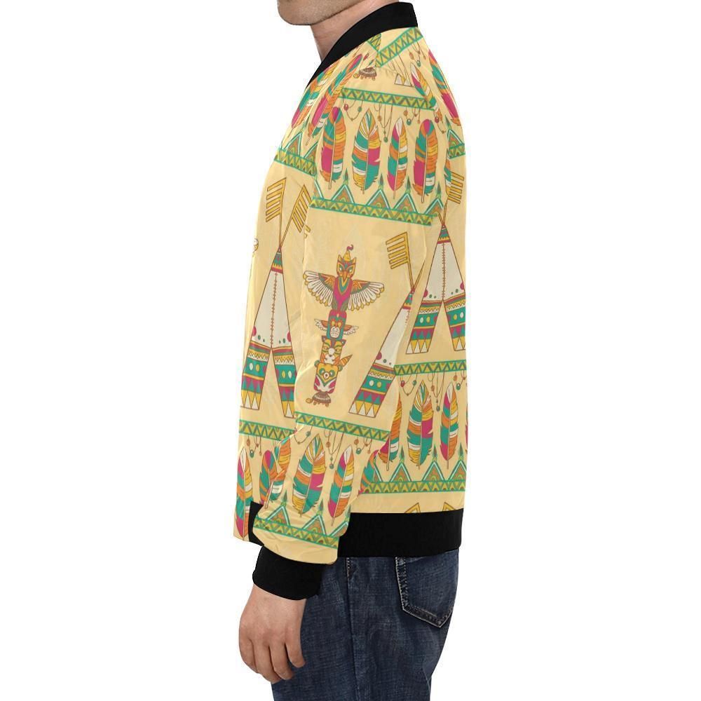 Aztec-Indians-Navajo-Tribal-Native-American-Print-Mens-Bomber-Jacket-1