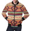 Aztec Native American Tribal Navajo Indians Print Mens Bomber Jacket