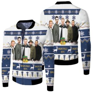 Backstreet Boys Christmas Knitting Pattern Fan Quilt Blanket 3d Bomber Jacket