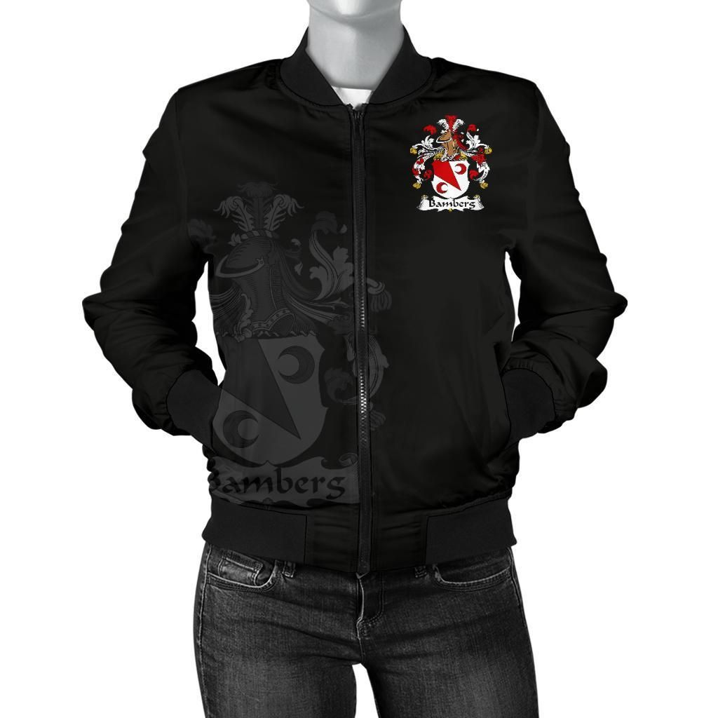 Bamberg Germany Men's Bomber Jacket - German Family Crest A7 Bomber Jacket Bamberg Germany Men's Bomber Jacket - German Family Crest A7 Bomber Jacket