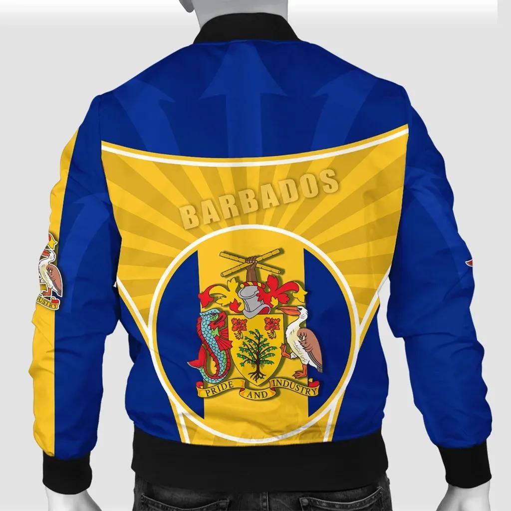 Barbados-Men-Bomber-Jacket-Circle-Stripes-Flag-Proud-Version-K13-Bomber-Jacket-1