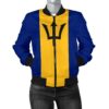 Barbados Women's Bomber Jacket Original Flag A7 Bomber Jacket