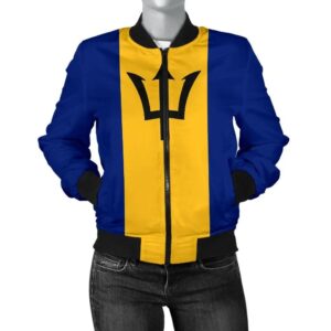 Barbados Women's Bomber Jacket Original Flag A7 Bomber Jacket