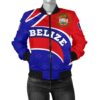 Belize Women's Bomber Jacket - Belize Coat Of Arms - BN18 Bomber Jacket