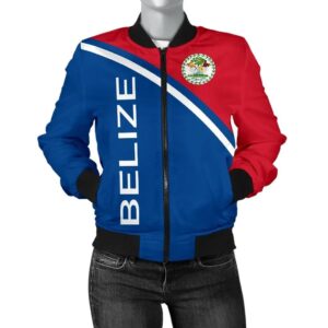 Belize Women's Bomber Jacket - Curve Version - BN09 Bomber Jacket