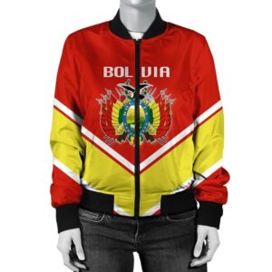 Bermuda Coat Of Arms Women Bomber Jacket Lucian Style JW5 Bomber Jacket