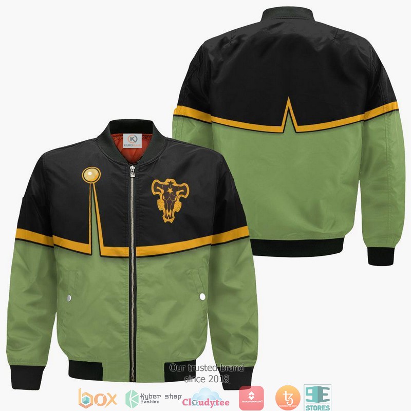Black Clover Finral Roulacase Anime 3D Bomber Jacket Black Clover Finral Roulacase Anime 3D Bomber Jacket