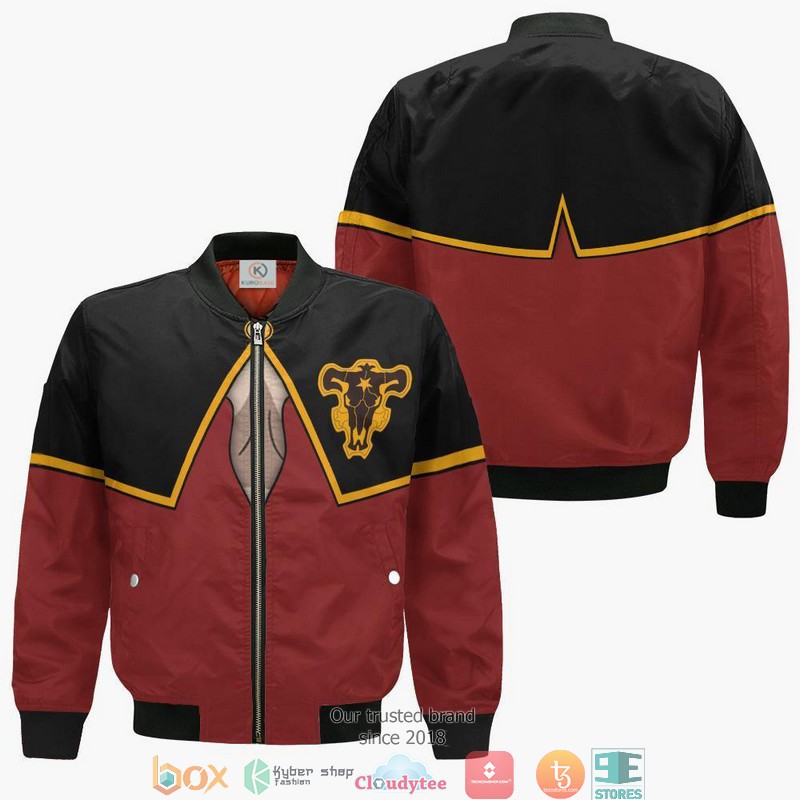 Black Clover Vannesa Enoteca Anime 3D Bomber Jacket Black Clover Vannesa Enoteca Anime 3D Bomber Jacket