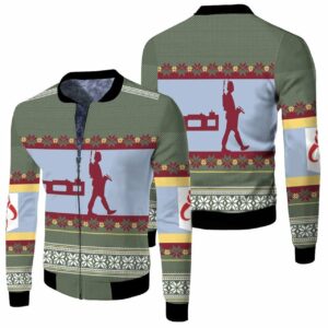 Boba Fett Nordic Christmas Knitting Pattern 3D T Shirt Hoodie Sweater Jersey Bomber Jacket Model 525 Bomber Jacket