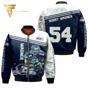 Bobby Wagner Seattle Seahawks Full Printing Bomber Jacket
