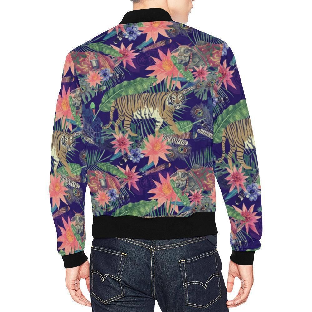 Bohemian-Tiger-Pattern-Print-Mens-Bomber-Jacket-2