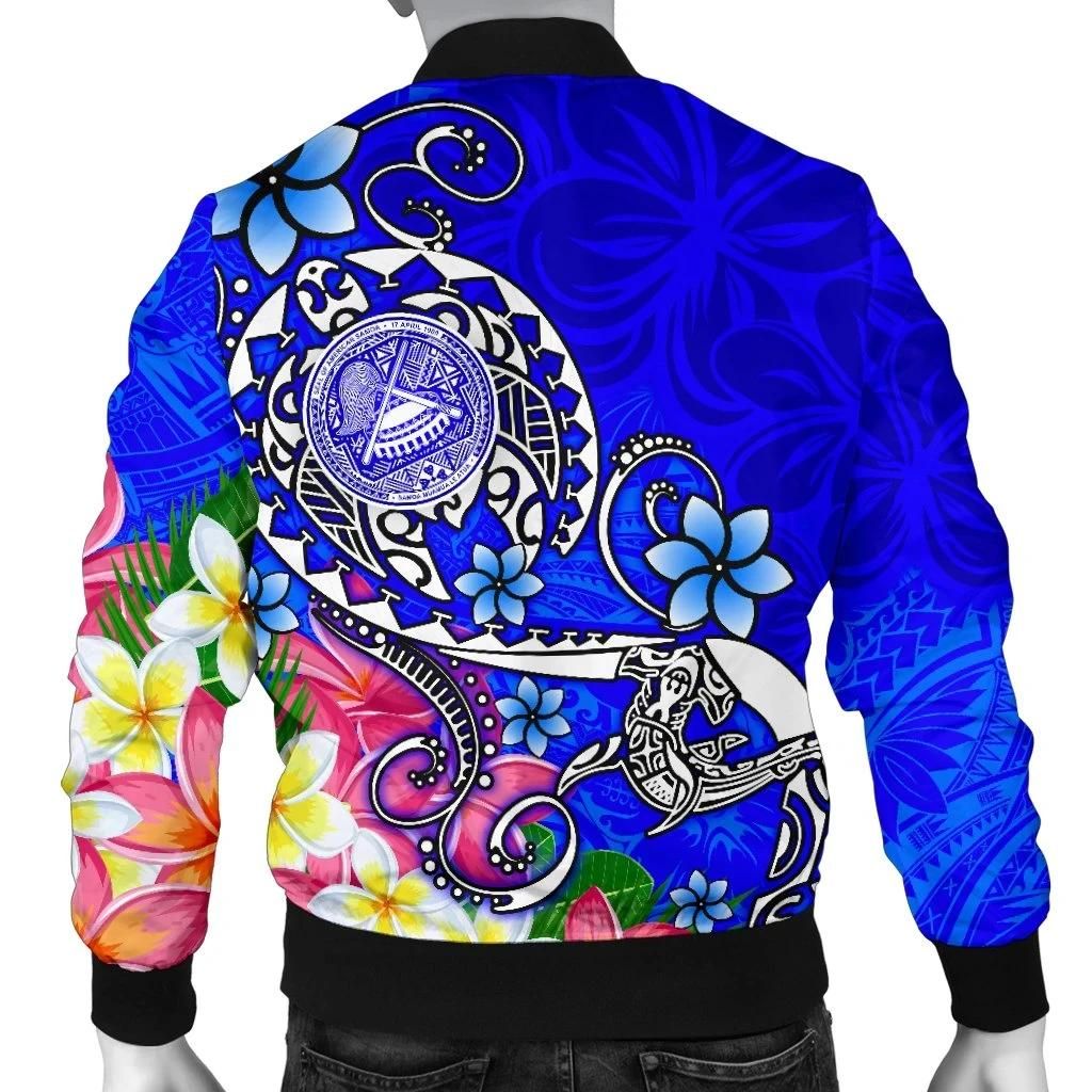 Bomber-Jacket-American-Samoa-Polynesian-Turtle-Plumeria-Blue-BN18-Bomber-Jacket-1