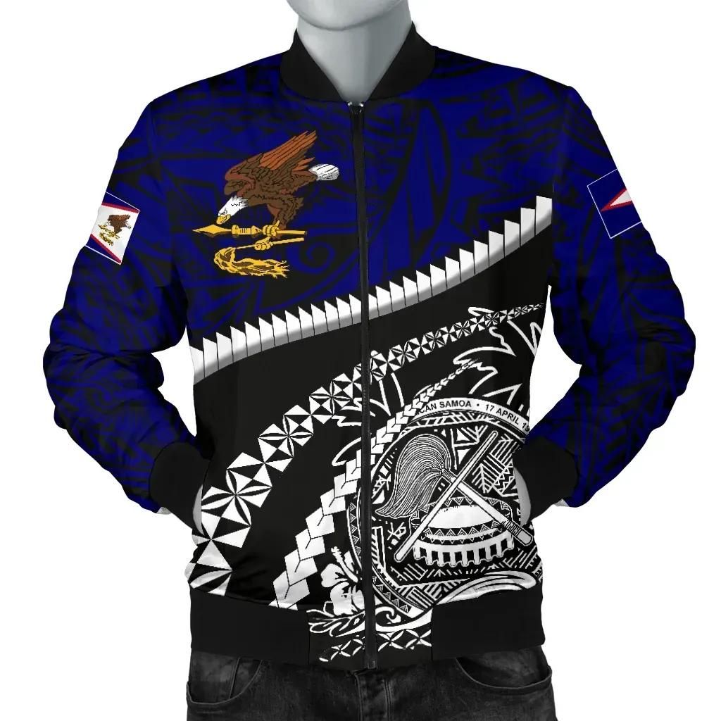 Bomber Jacket American Samoa - Road to Hometown K4 Bomber Jacket Bomber Jacket American Samoa - Road to Hometown K4 Bomber Jacket