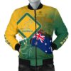Bomber Jacket- Aus Flag and Coat Of Arms Jacket Kangaroo and Koala Sign - Men - BN18 Bomber Jacket