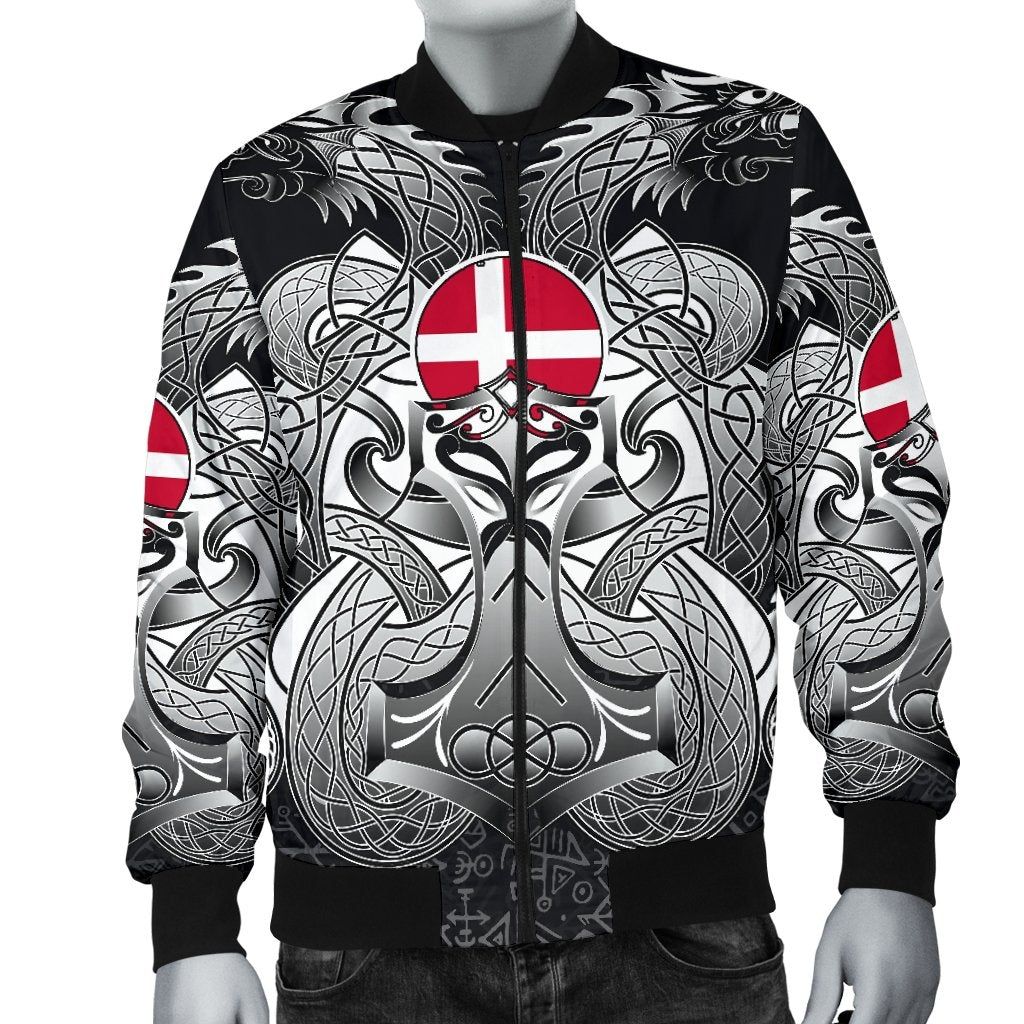 Bomber Jacket - Denmark Mjolnir and Double Dragon A27 Bomber Jacket Bomber Jacket - Denmark Mjolnir and Double Dragon A27 Bomber Jacket